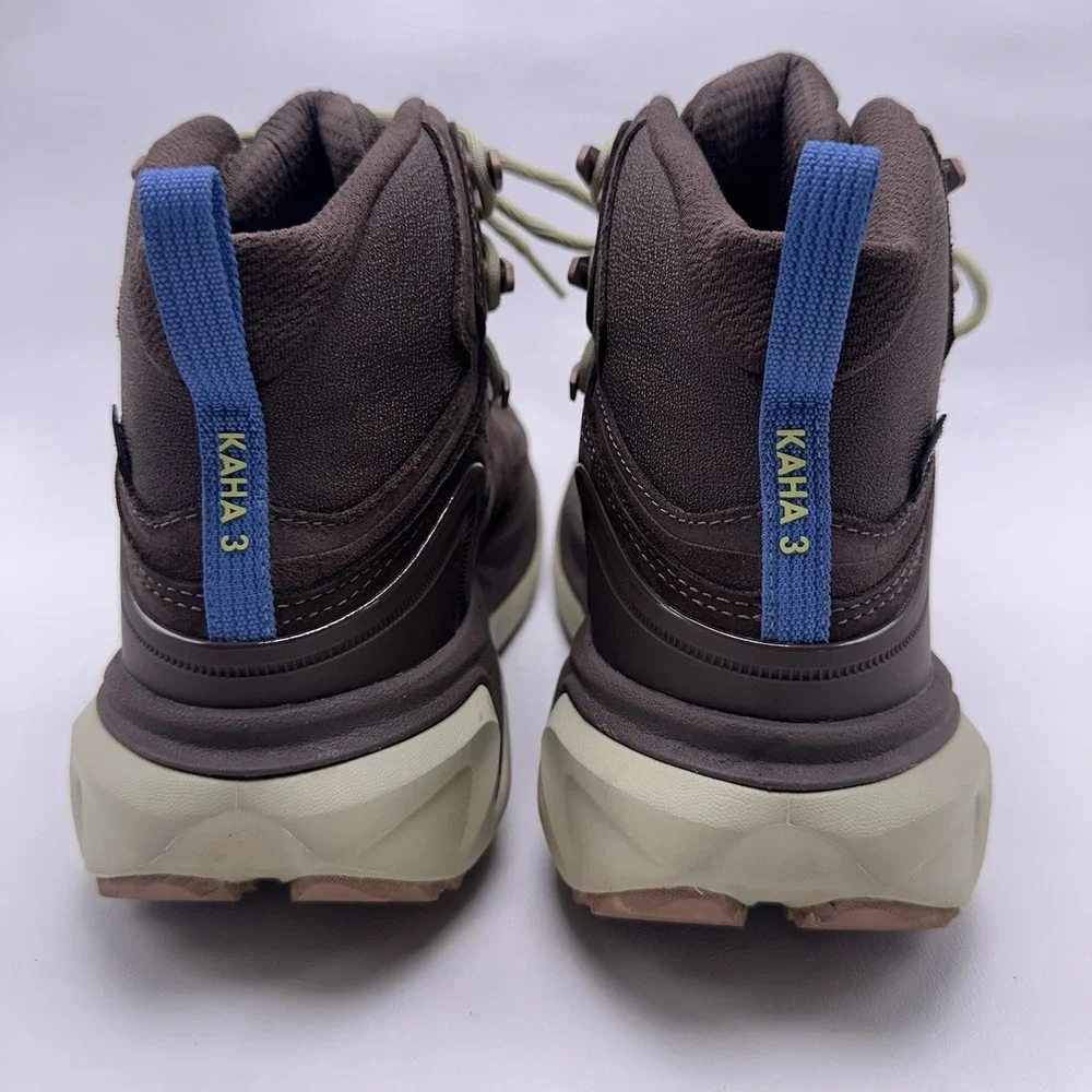 Hoka One One Kaha 3 GTX Men's Size 7D Walnut Oyster Hiking Boots 1162530 Shoes